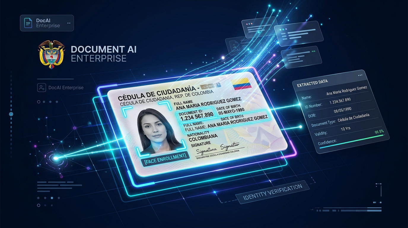 Sistema OCR — Extracción de Cédulas y Documentos Colombianos con Document AI Enterprise